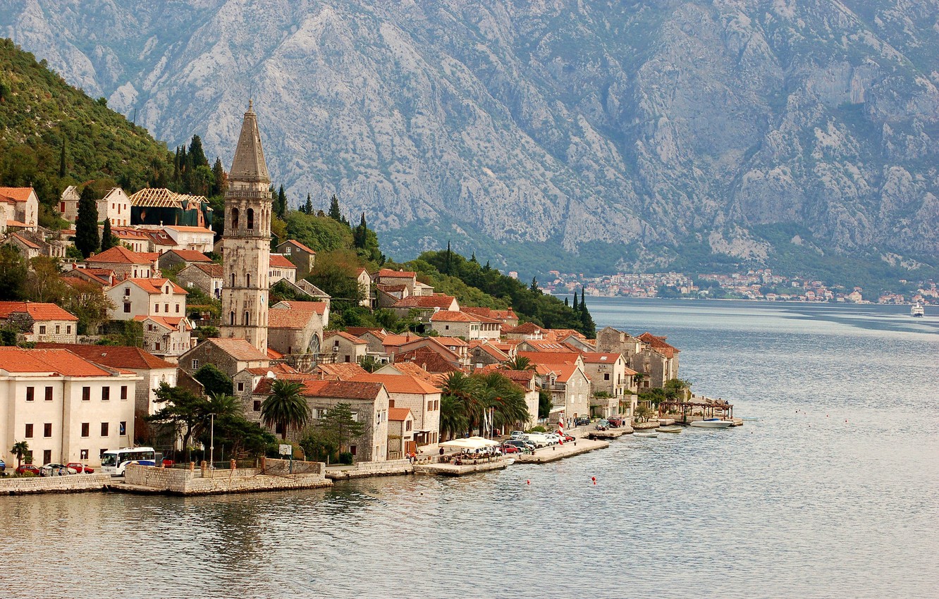 chernogoriya gorod perast more 6323